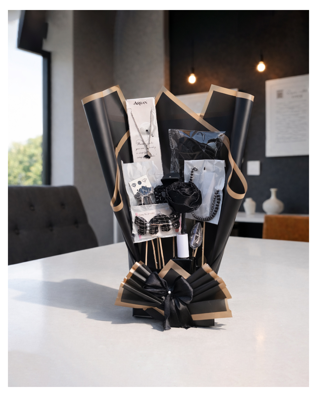 Black Grooming Bouquet