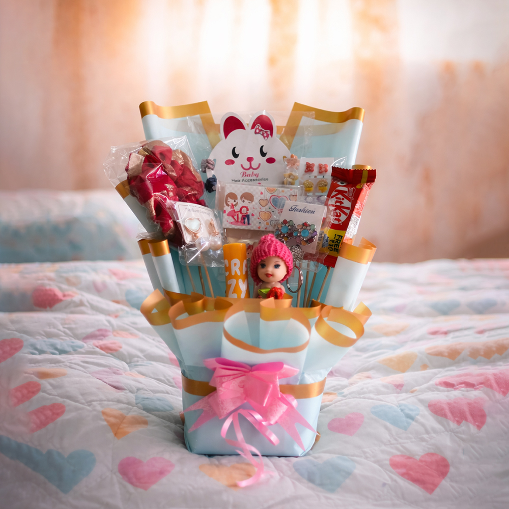 Girls Surprise Gift Bouquet Hamper thumbnail 2