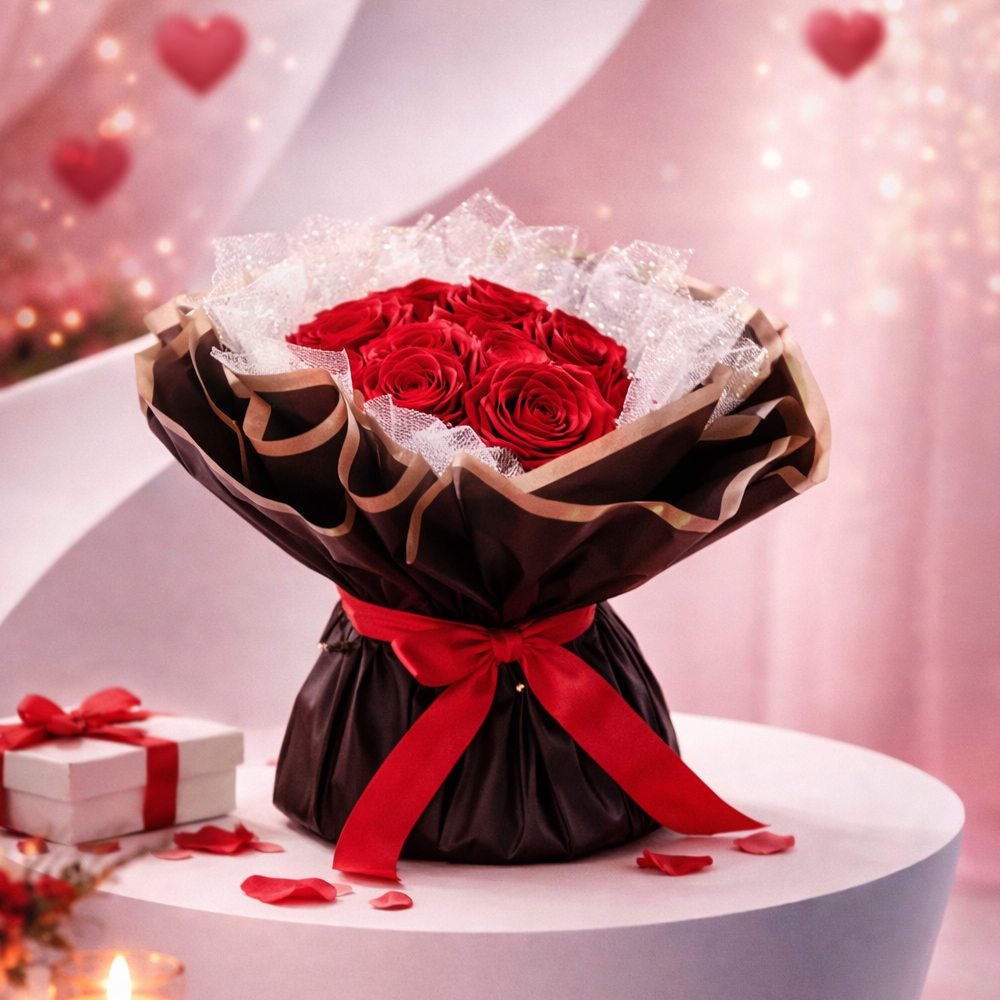 Red Rose Romance Bouquet